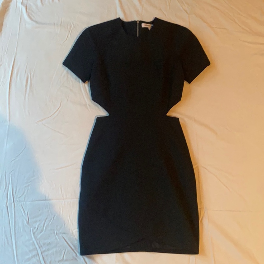 Elizabeth and James Cut Out Black Dress